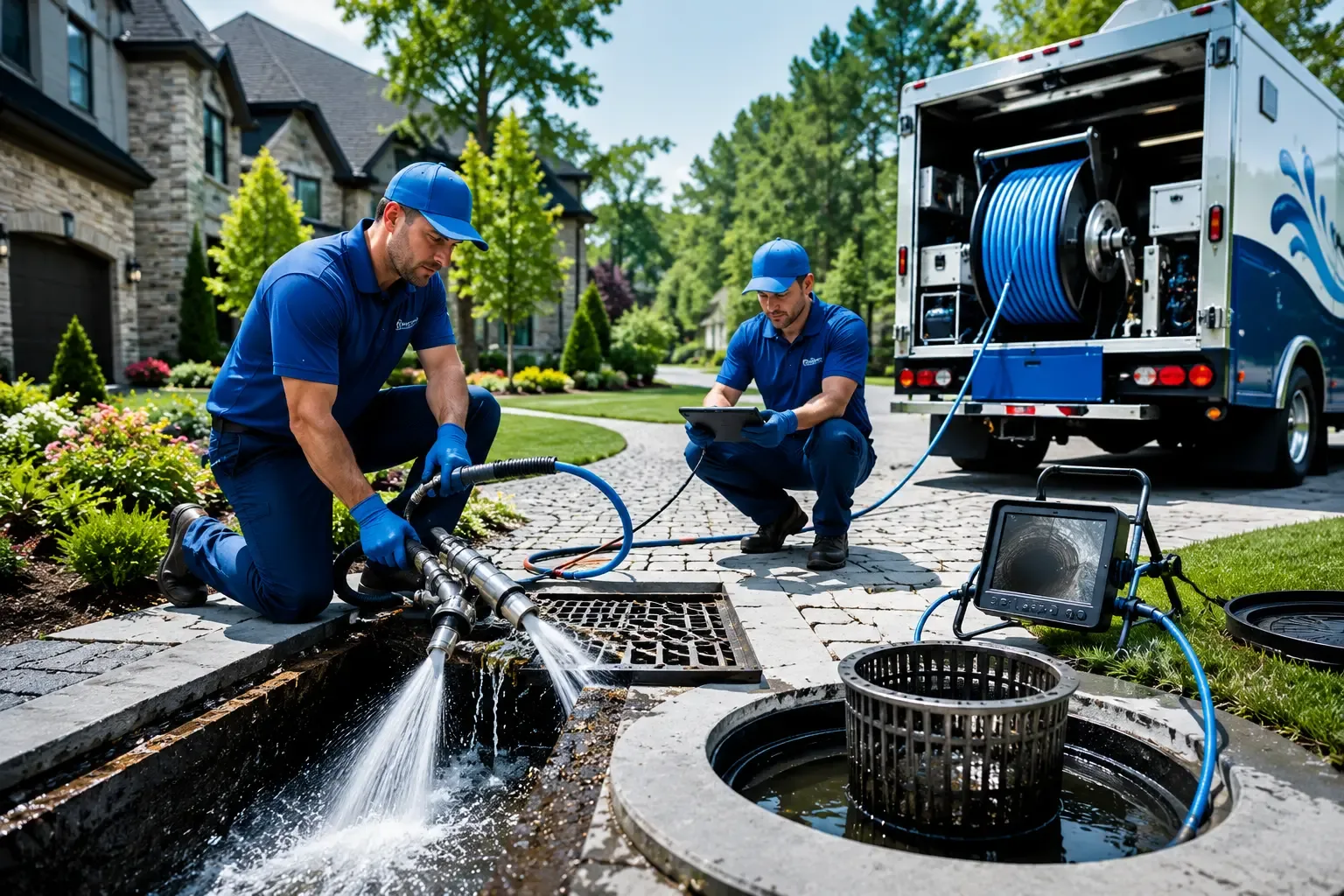 Local outdoor drain cleaning professionals in Grandfalls, TX