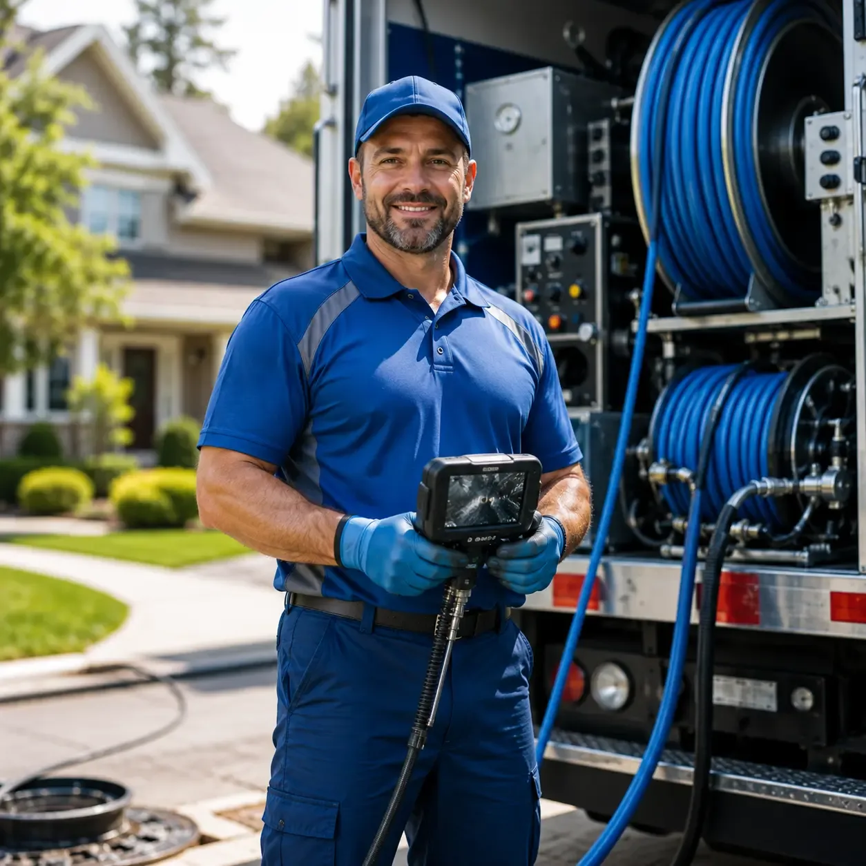 Local outdoor drain cleaning specialists in Grandfalls, TX